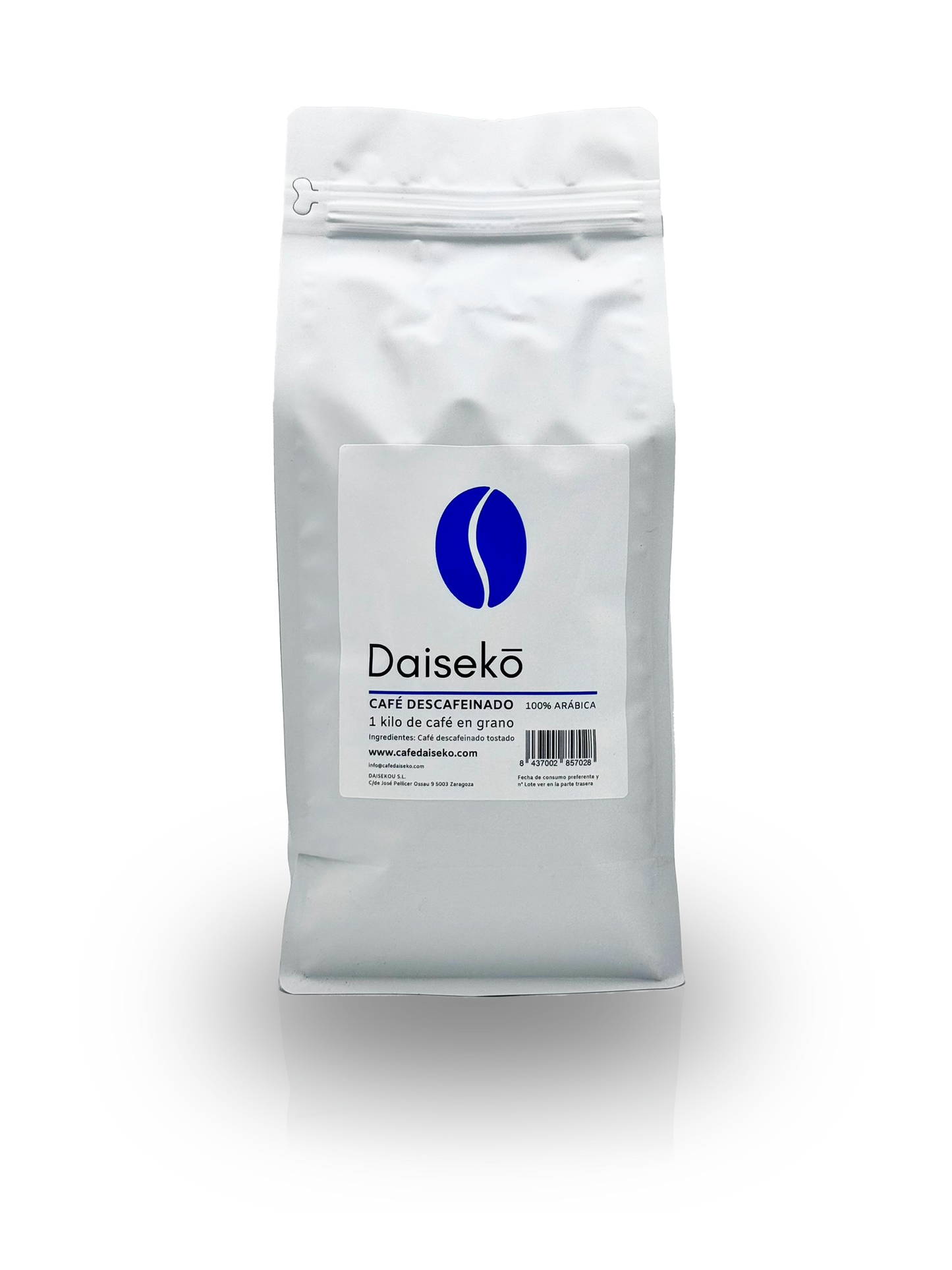 Café en grano descafeinado